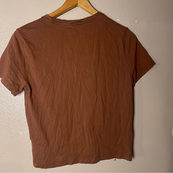 Everlane Chestnut Crew Neck Tee size small - Picture 4 of 5